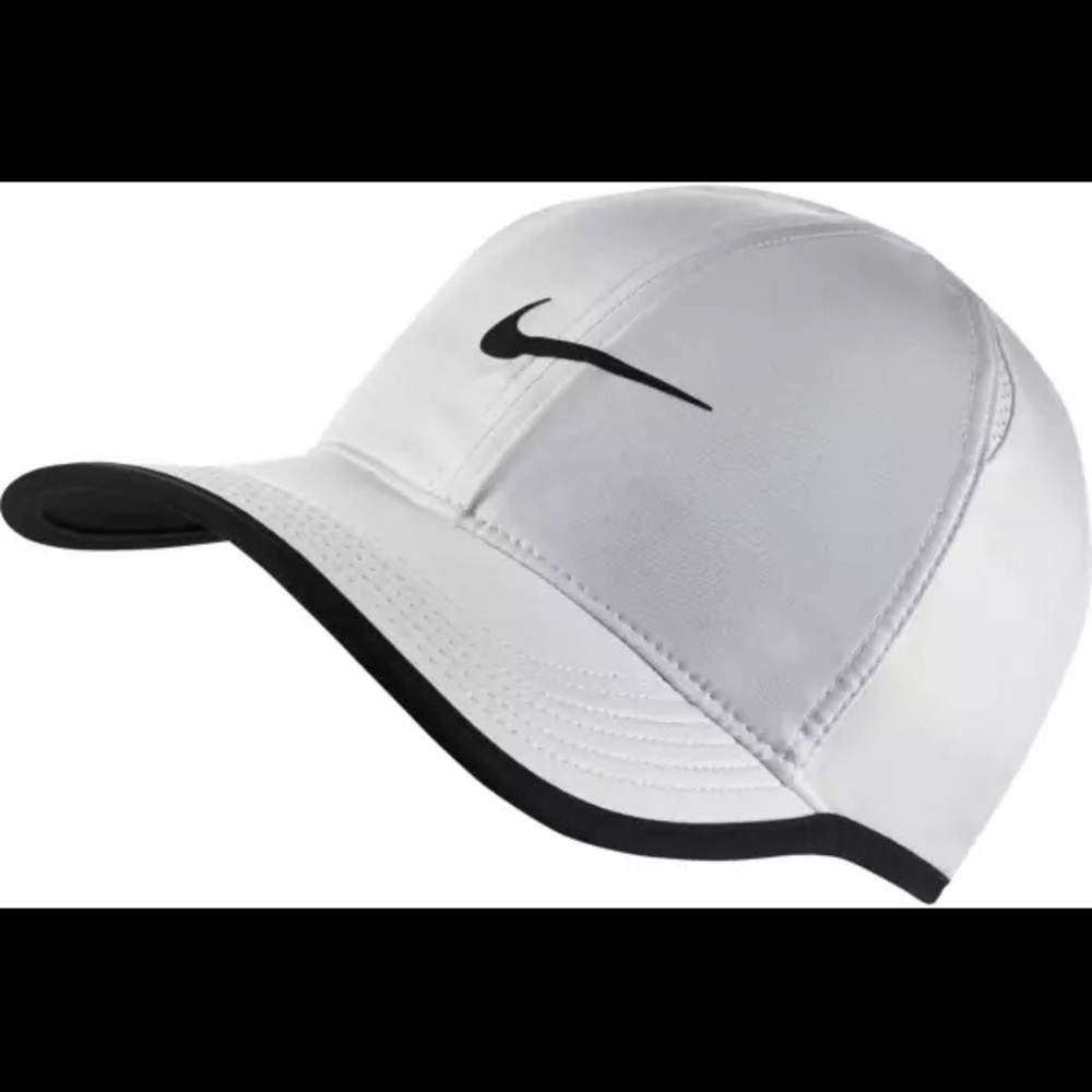 Nike White Featherlight Hat